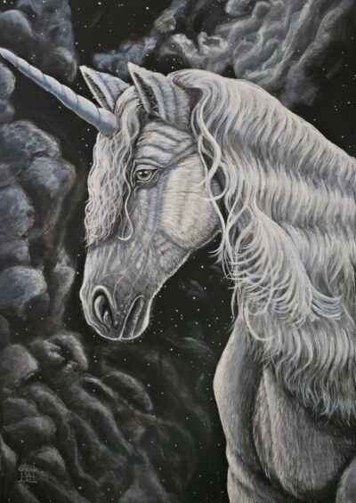 AGKunz-t - Einhorn bei Nacht